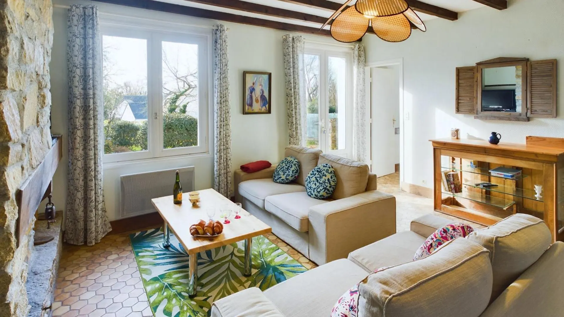Charmante Maison Avec Jardin Pour 4, Penmarch Tatil Evi Penmarcʼh